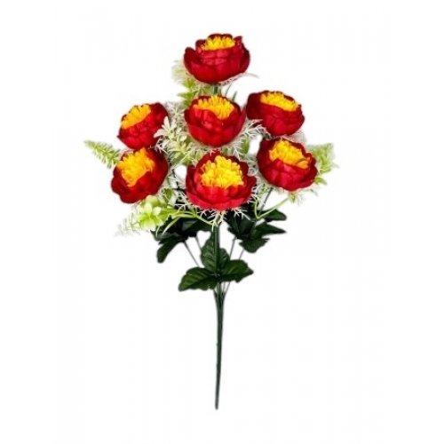 Букет пионов 7цв. 45см