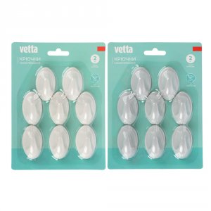 Крючки самоклеящиеся 8шт, микс