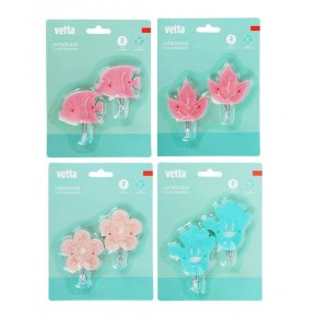 Крючки самоклеящиеся 2шт, микс