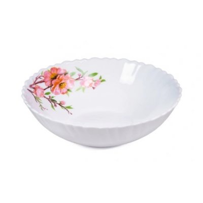 Миска суповая 18см Ветка сакуры, стеклокерамика