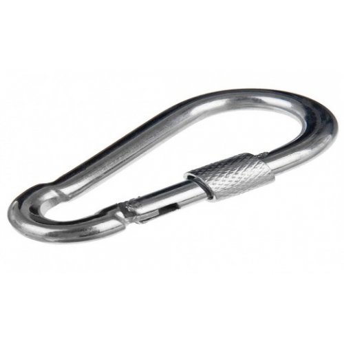 Карабин с фиксатором DIN5299D 12мм