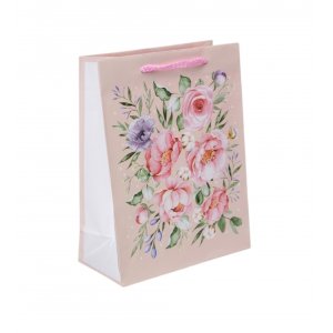 Пакет подарочный бумажный 18*23*8см Present for you
