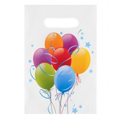 Пакет п/э с выруб. ручкой 20х30см, 30мкм Шары (выписывать по 10)