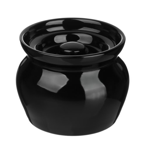 Горшочек для запекания 400мл, керамика, черный