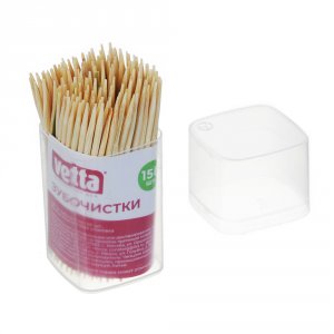 Зубочистки 150шт, бамбук
