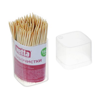 Зубочистки 150шт, бамбук