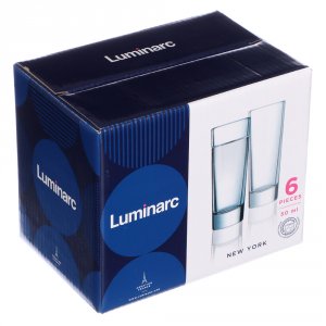 Набор стопок 50мл 6шт  LUMINARC Нью-Йорк, стекло