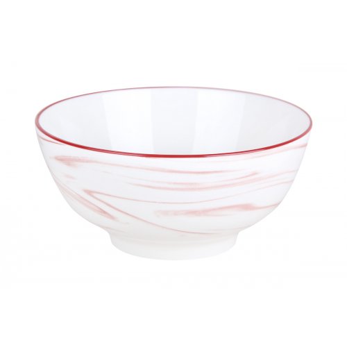 Салатник 670мл 15см Мрамор розовый (выпис. по 6шт)