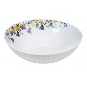 Миска суповая 18см Колокольчики, стеклокерамика