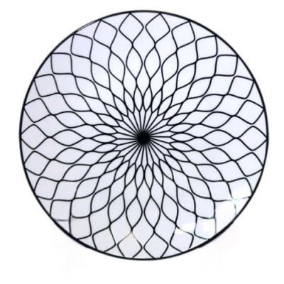 Тарелка мелкая 20см Паутинка