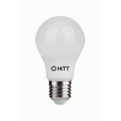 Лампа св/д GENERAL/HiTT ЛОН A60 E27 12W(1050lm) 3000K 2K матовая 55*95см, 1010001