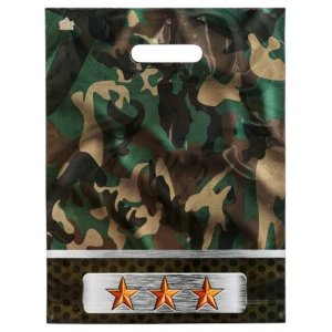 Пакет п/э с выруб. ручкой 40х31см, 60мкм Оборона