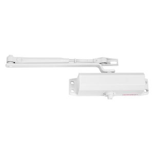 Доводчик дверной АЛЛЮР COMFORT(КОМФОРТ) ДД 132/2-3 A-W (до 80 кг) белый RAL9016, морозостойкий