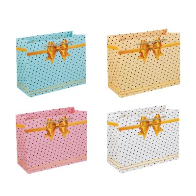 Пакет бумажный подарочный 23*18*10см
