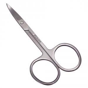 Ножницы маникюрные универсальные с загнутыми лезвиями, сталь, 8,8см, HS-0621-3