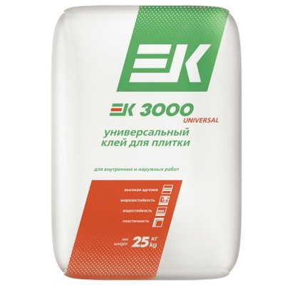 Клей плиточный ЕК 3000 25кг (60шт)