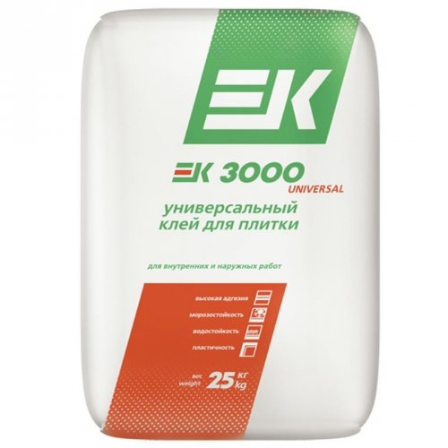 Клей плиточный ЕК 3000 25кг (50шт) - Интернет-магазин Рудых