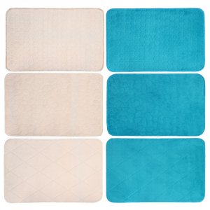 Коврик велюровый Плитка 35*55см, полиэстер