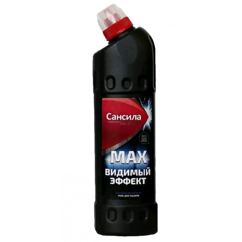 Гель д/туалета САНСИЛА MAX видимый эффект черный 750г (10)