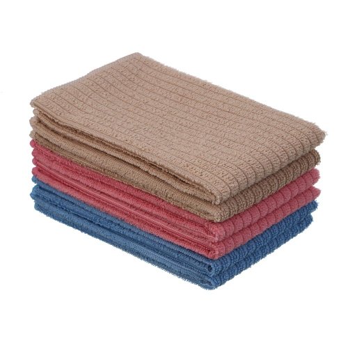 Набор салфеток из микрофибры 6шт, 30*35см, 230г/кв.м, 3 цвета