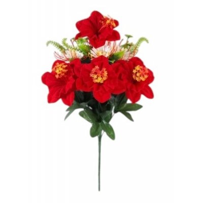 Букет лилий бархатных 7 веток  48см