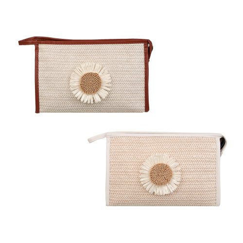 Косметичка прямоугольная Sunflower, полиэстер, 23*14*7см, 2 цвета