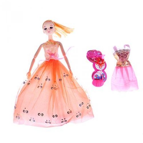 Кукла в бальном платье с аксессуарами 30см