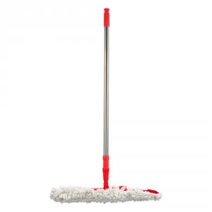 Швабра с насадкой из микрофибры 70-120см, телеск. нерж. черенок, арт. NP-1203