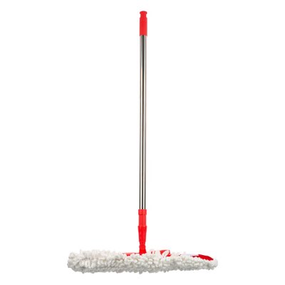 Швабра с насадкой из микрофибры 70-120см, телеск. нерж. черенок, арт. NP-1203