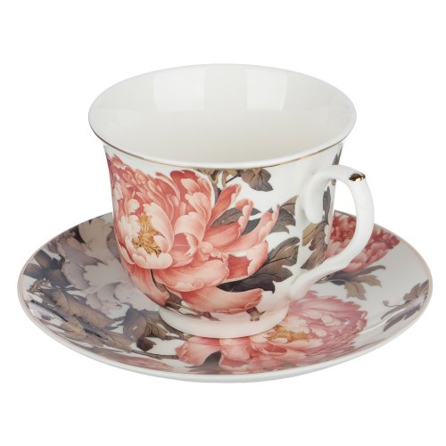 Набор чайн. 2пред. 225мл Пионы, фарфор