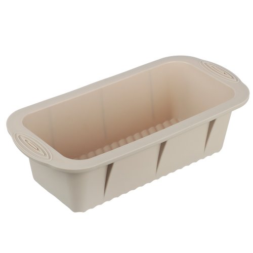 Форма силиконовая для выпечки кекса, хлеба, с ручками, 25*12*6см