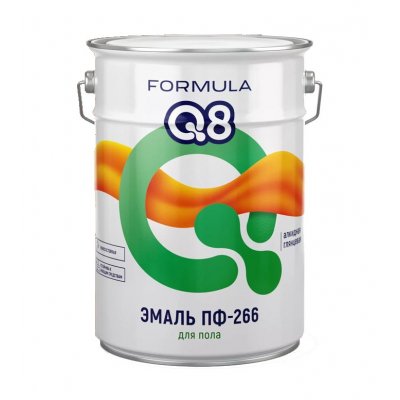 FORMULA Q8 Эмаль ПФ 266 красно-кор. 6кг.