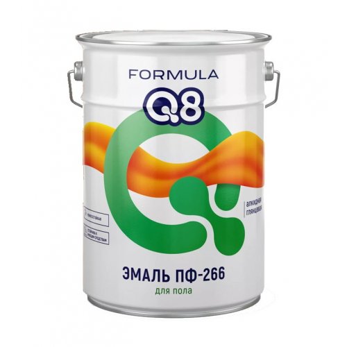 FORMULA Q8 Эмаль ПФ 266 красно-кор. 6кг.