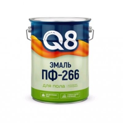 FORMULA Q8 Эмаль ПФ 266 красно-кор. 5,5кг.
