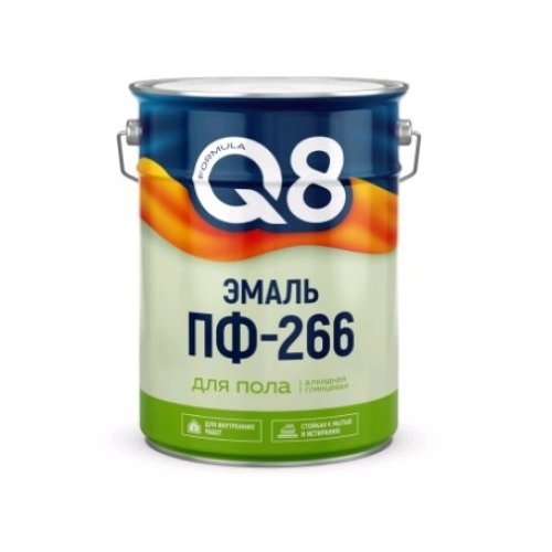 FORMULA Q8 Эмаль ПФ 266 красно-кор. 5,5кг.