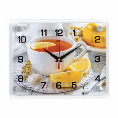 Часы настенные "Чай с лимоном" 2026-124