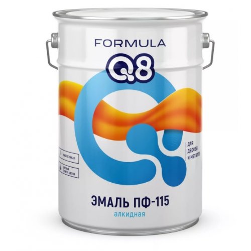 FORMULA Q8 Эмаль ПФ 115 желтая 6 кг