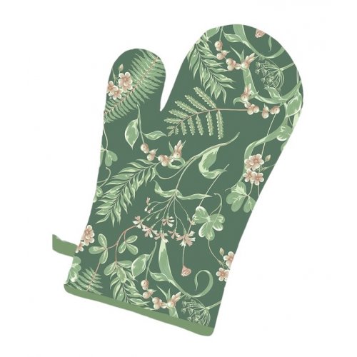 Прихватка-варежка Мосс цветы 17*27см, полиэстер