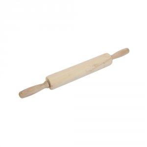 Скалка деревянная c вращающимися ручками 42*5см