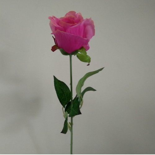 Ветка розы с пенопластом 45см/9см цветок