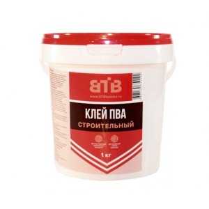 Клей ПВА строительный ВТВ 1кг (уп.12)