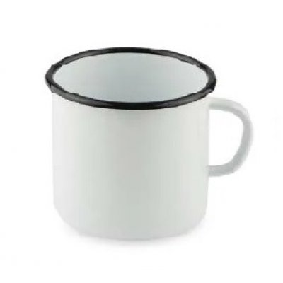 Кружка эмалированная 0,4л С-0103 б/рисунка