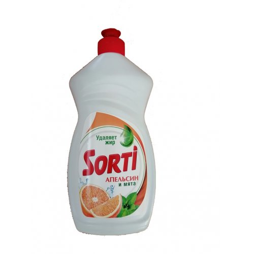 Жидкость для мытья посуды Капля-Сорти 450мл апельсин/мята (уп.20шт)