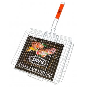 Решетка для барбекю 45*39*5,5см ГЛУБОКАЯ СУПЕРБОЛЬШАЯ, общая длина 71см