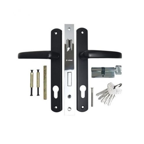 Замок с ручками SL 124-20-750 -BL - pac черный