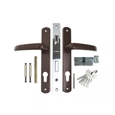 Замок с ручками SL 124-20-750 -BR - pac коричневый
