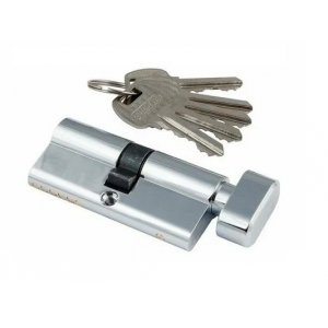 Личинка для замка S-Locked C-202-60 CP  к/вертушка, хром