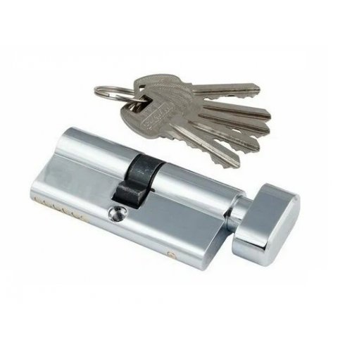 Личинка для замка S-Locked C-202-60 CP  к/вертушка, хром