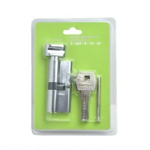 Личинка для замка S-Locked Z-402-B-70-CP Blister к/вертушка, хром