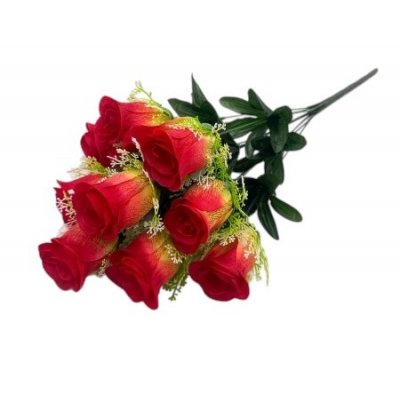 Букет роз 9цв 53см